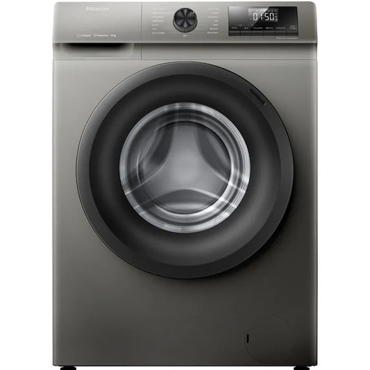 Hisense 9kg Front Loader Washing Machine with Inverter-Titanium Grey