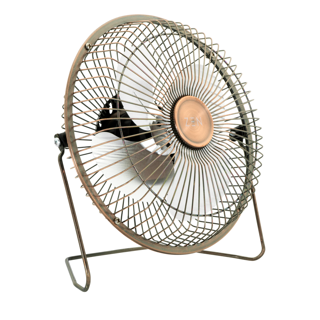ZEN Cool series 6 inch Desk Fan - Copper