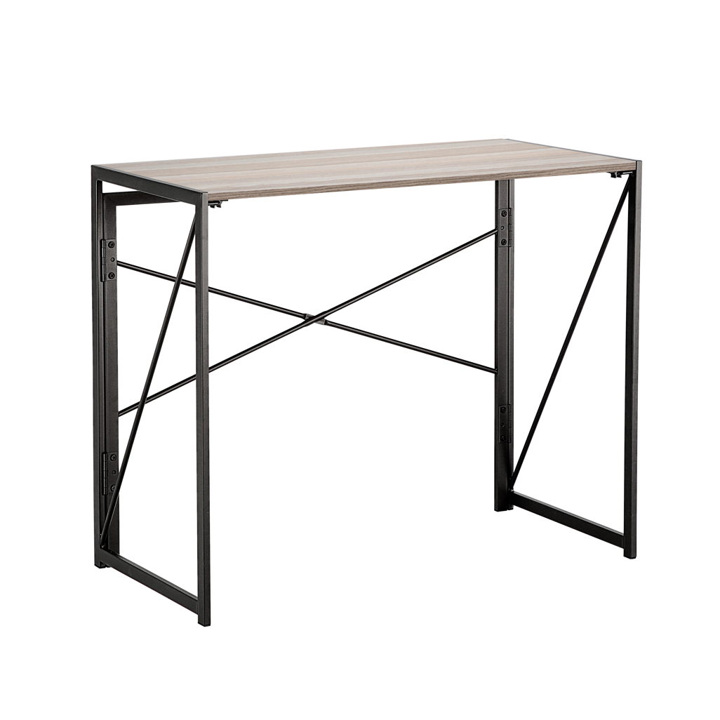 Everfurn SkyBright Folding Desk, No Assembly Required, Office Desk