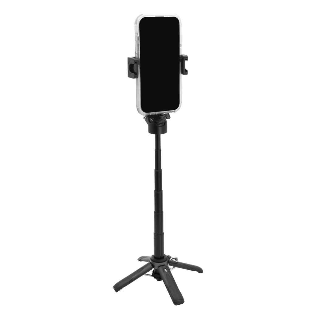 Volkano FlexCam Mini Series 4-in-1 Multifunctional Phone Grip - Black