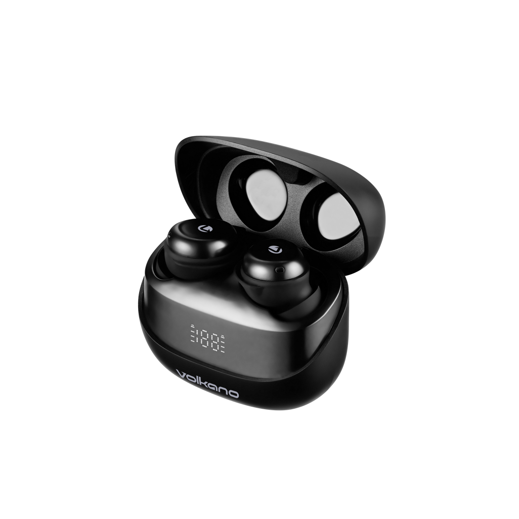 Volkano Aspen True Wireless Earphones - Black
