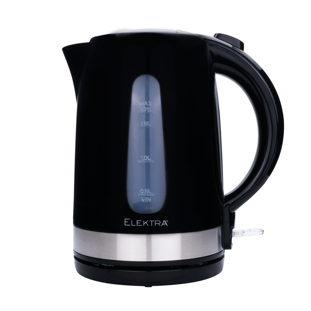 ELEKTRA - 1.7L PLASTIC KETTLE BLACK