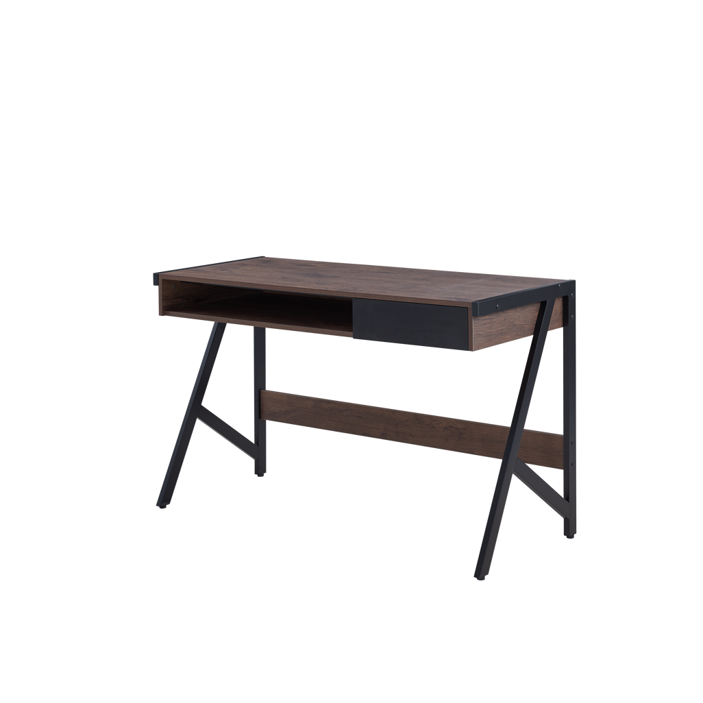 Calantra Office Desk with Drawer and Storage Compartment