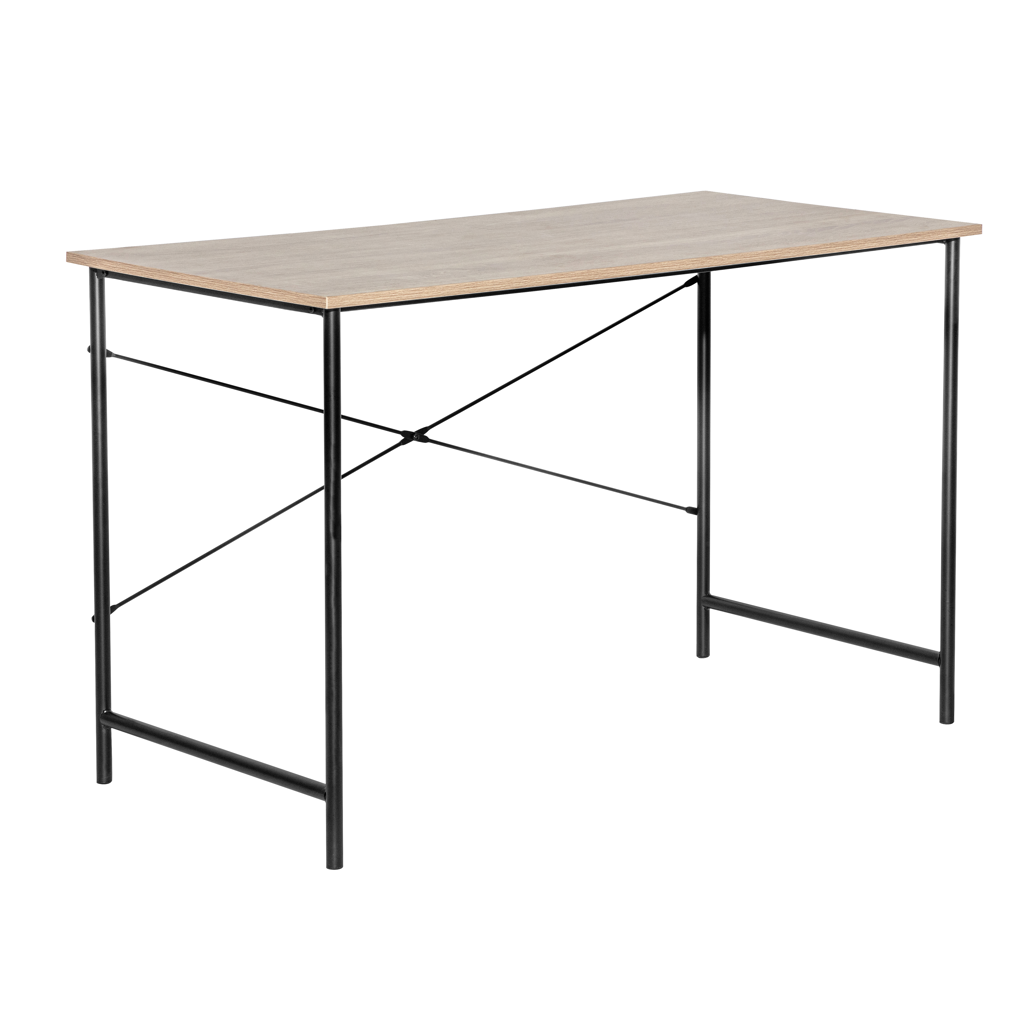 Office Desk with Powder Coated Steel Frame
