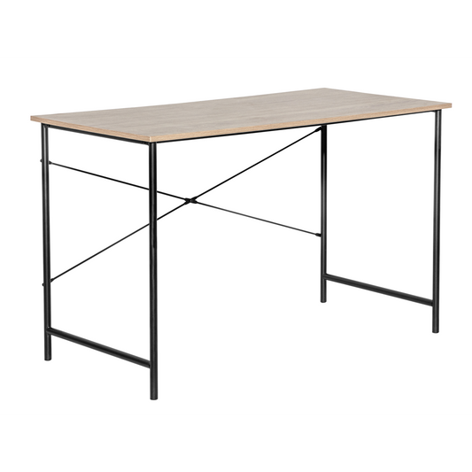 Office Desk with Powder Coated Steel Frame
