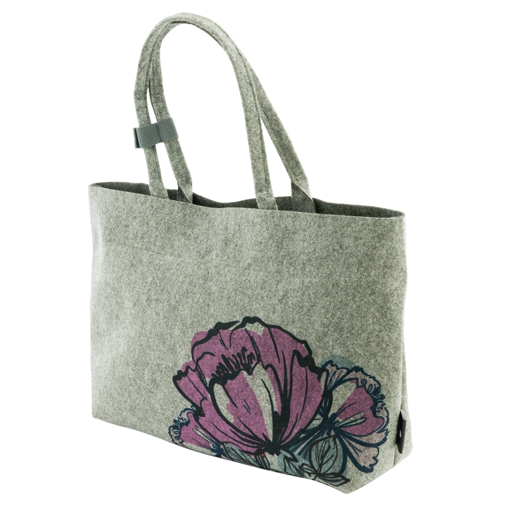 Totes Babe Peony Diaper Tote Grey