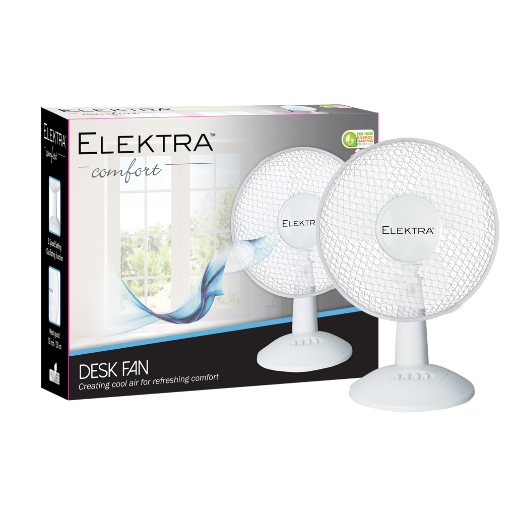 2701 - ELEKTRA DESK FAN 30CM