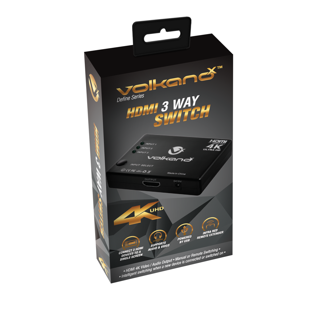 VolkanoX Define series HDMI Switch 3 way
