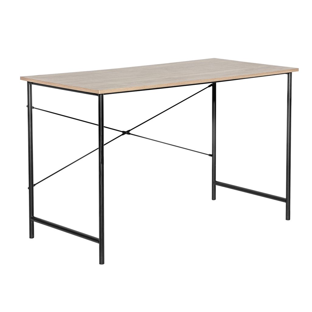 Office Desk with Powder Coated Steel Frame