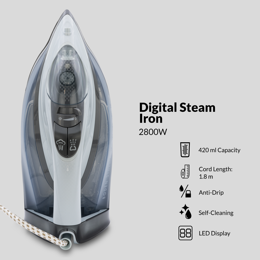 Boden Stark 2800W Digital Steam Iron