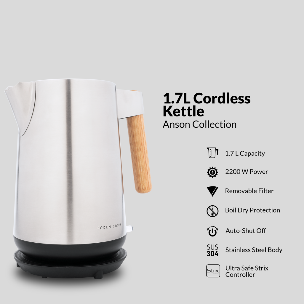 Boden Stark Anson Collection 1.7l 2000w SS Kettle