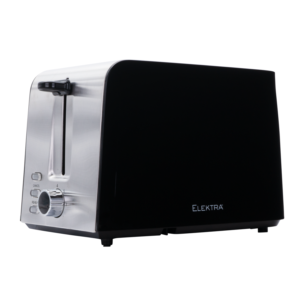 ELEKTRA - 2 SLICE TOASTER BLACK