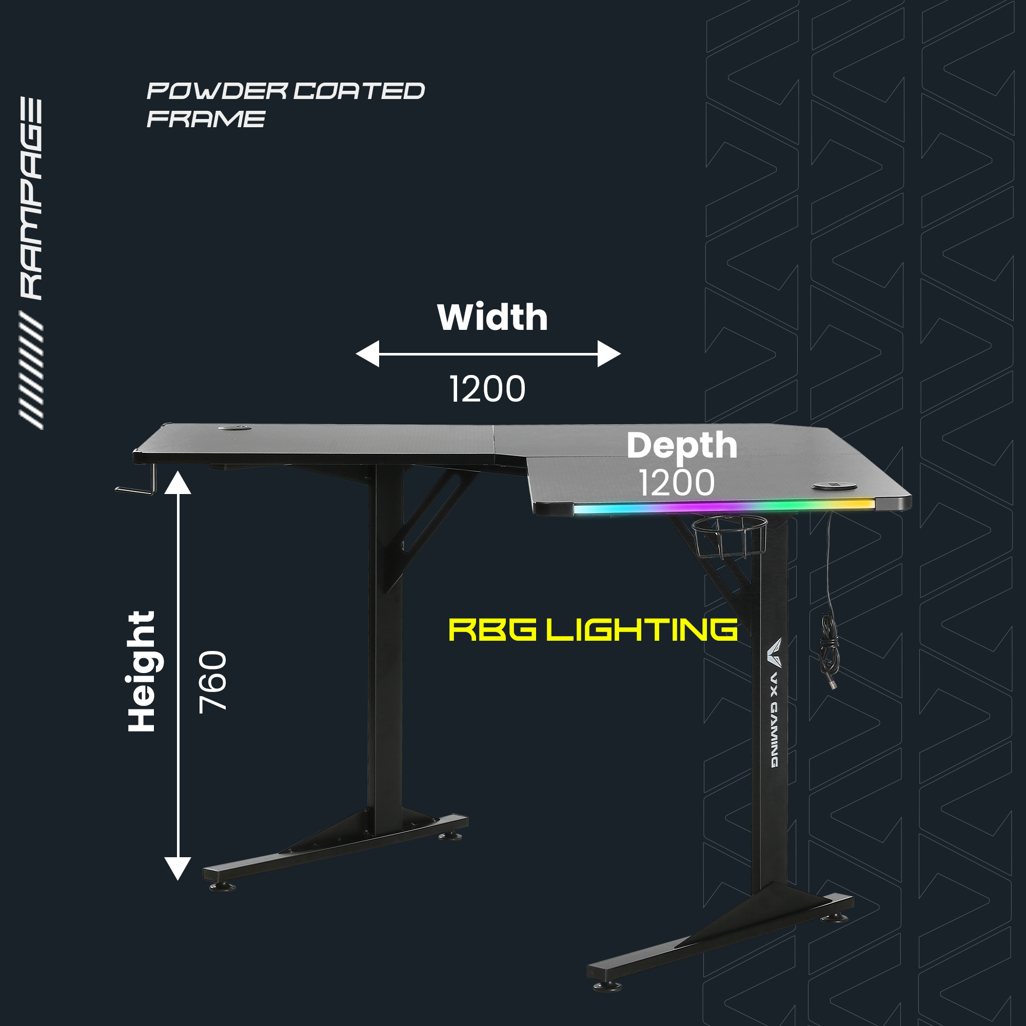Rampage Gaming Desk