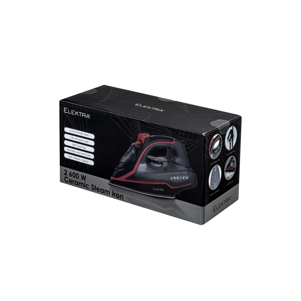 ELEKTRA - 2600W Ceramic Steam Iron