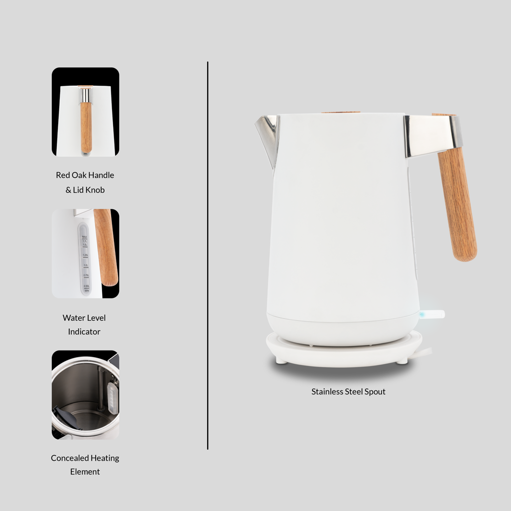 Boden Stark Anson Collection 1.7l 2000w SS Kettle White
