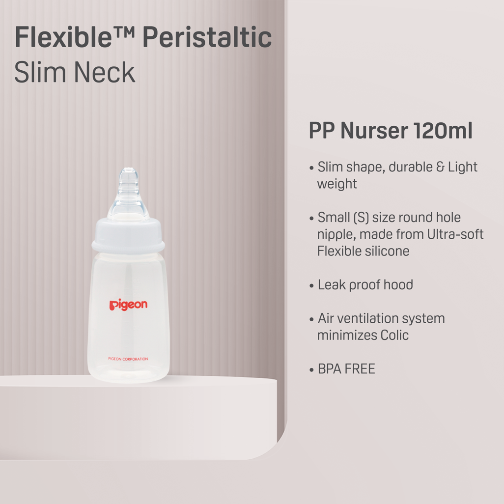 PIGEON FLEXIBLE BOTTLE 120ML