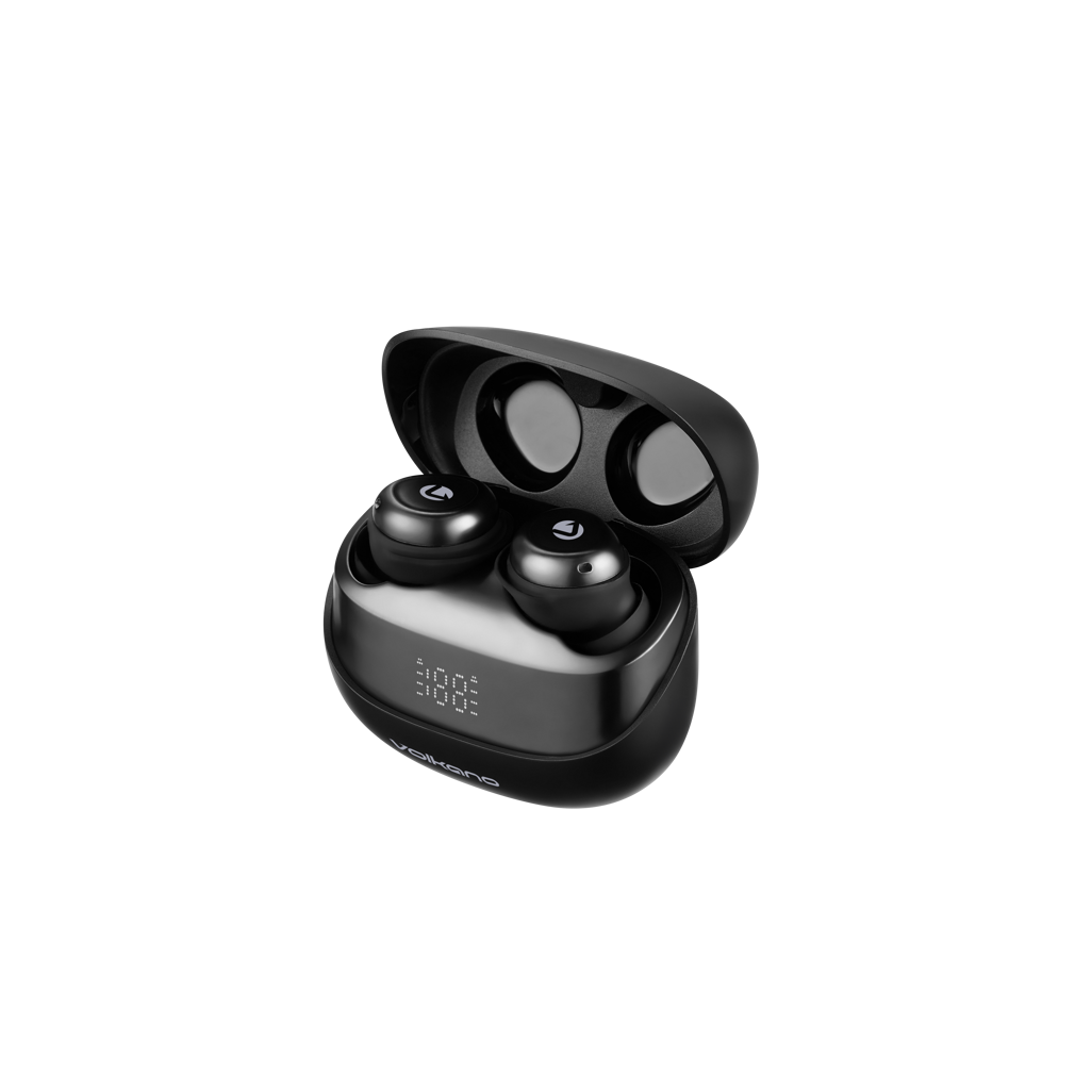 Volkano Aspen True Wireless Earphones - Black