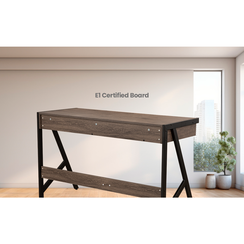 Calantra Office Desk with Drawer and Storage Compartment
