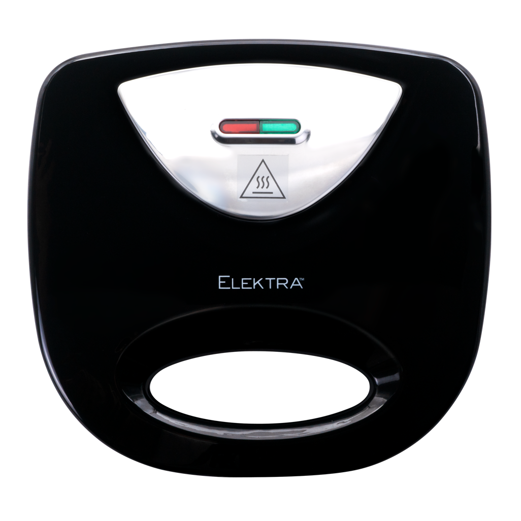 ELEKTRA - 700W SANDWICH PRESS BLACK