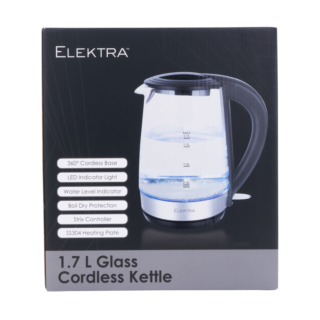 ELEKTRA - 1.7L GLASS KETTLE