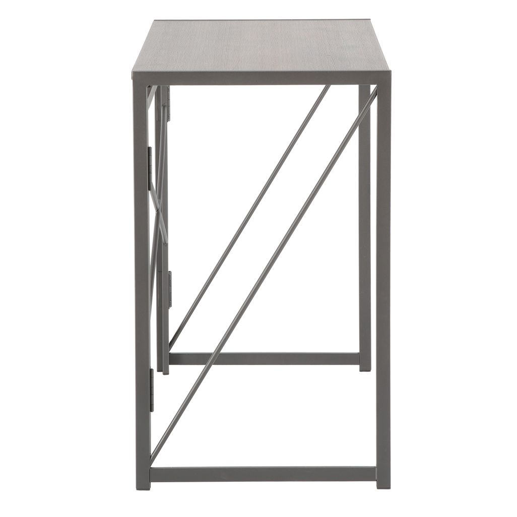 Everfurn SkyBright Folding Desk, No Assembly Required, Office Desk