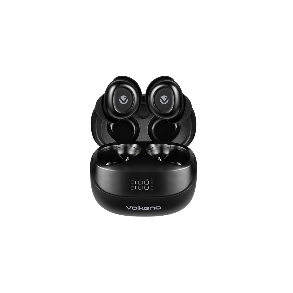 Volkano Aspen True Wireless Earphones - Black