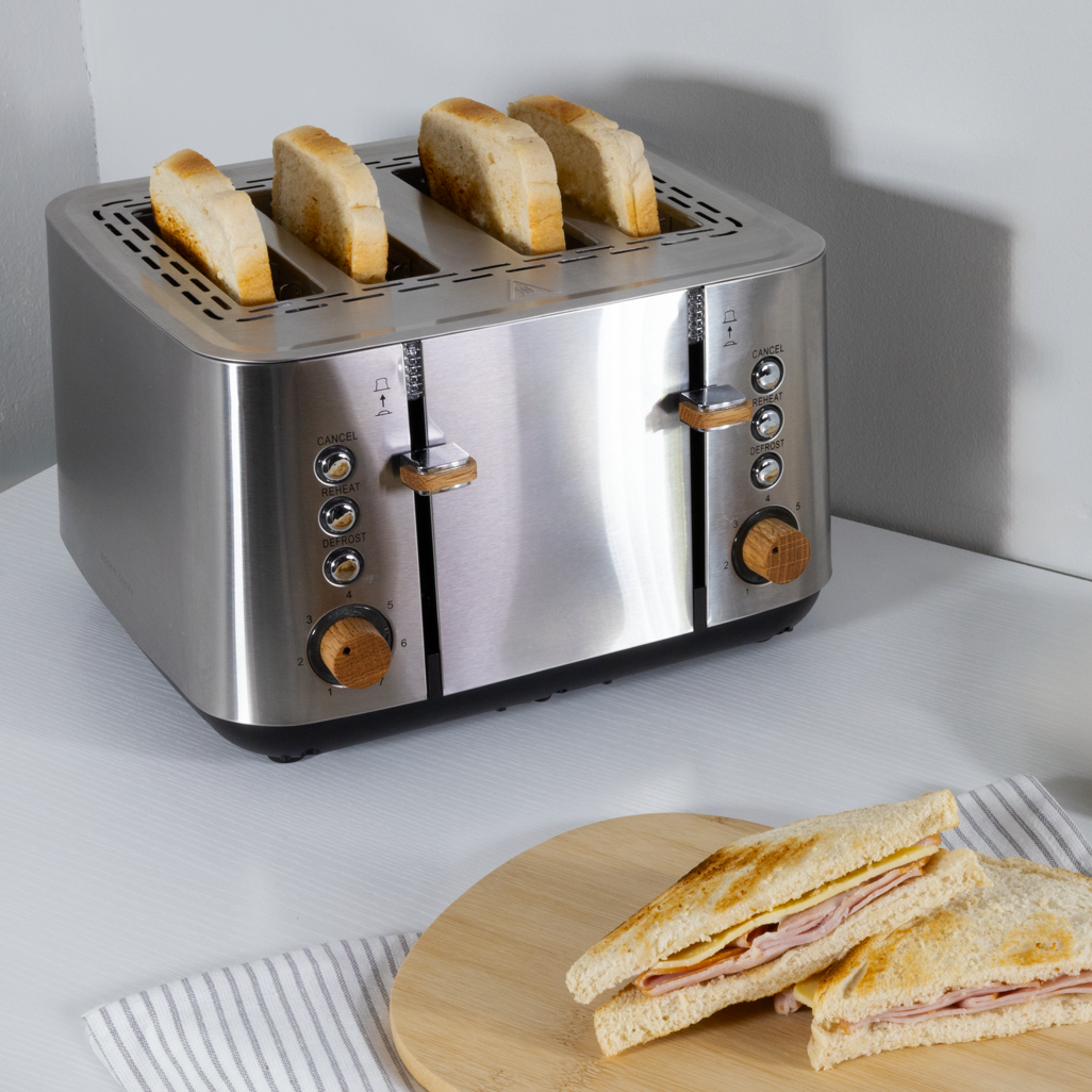 Boden Stark Anson Collection 4 Slice SS Toaster