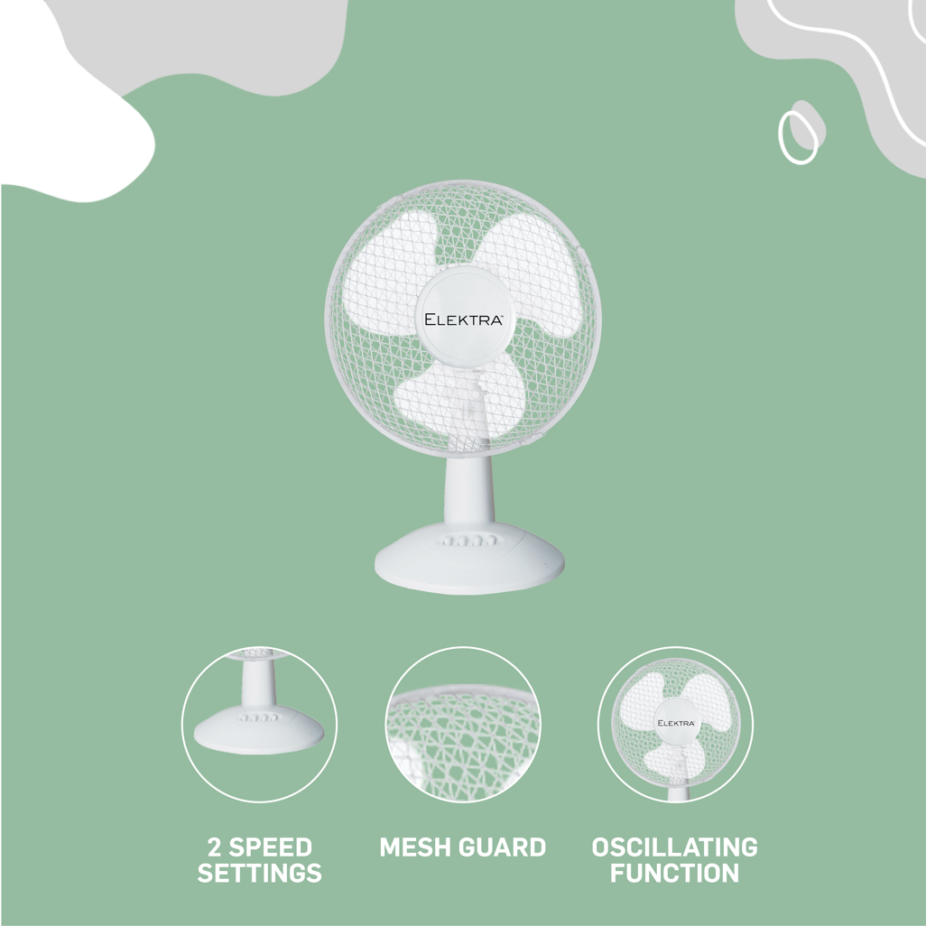 2701 - ELEKTRA DESK FAN 30CM