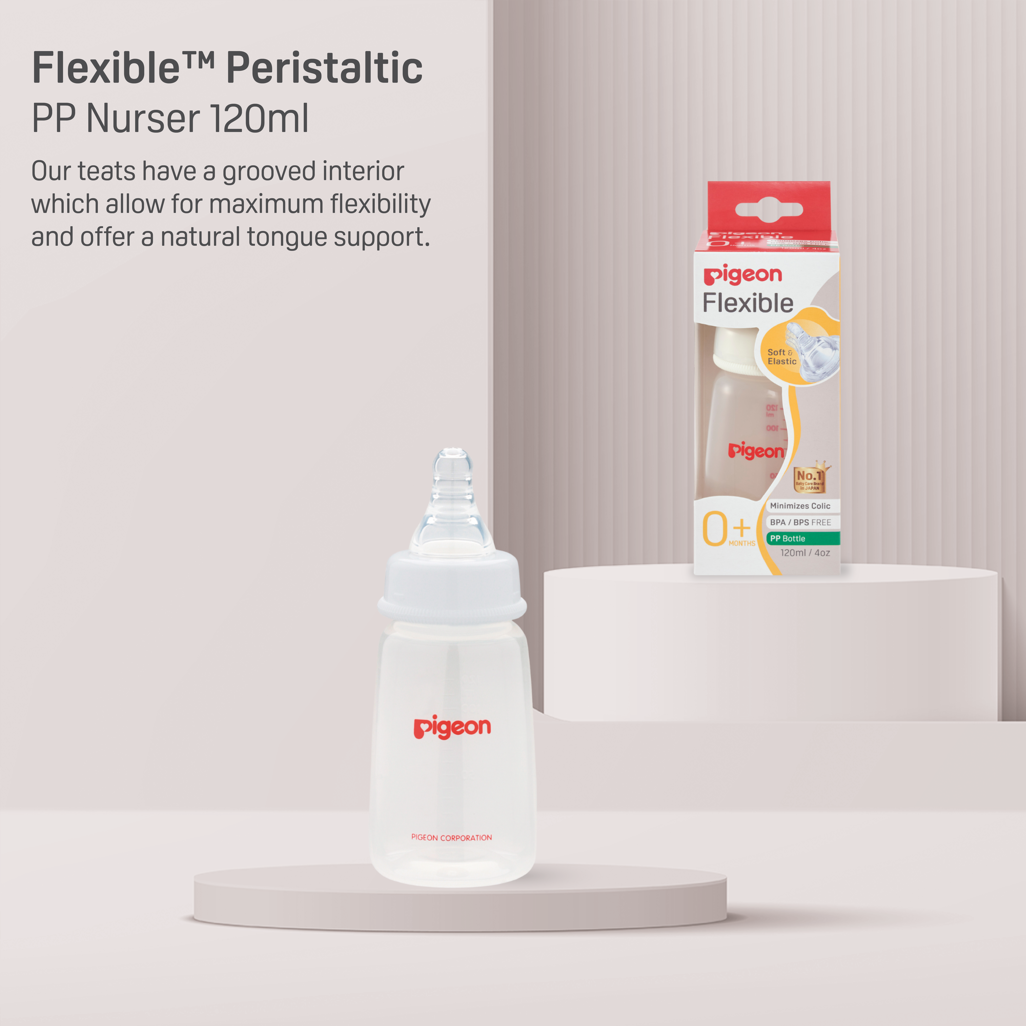 PIGEON FLEXIBLE BOTTLE 120ML