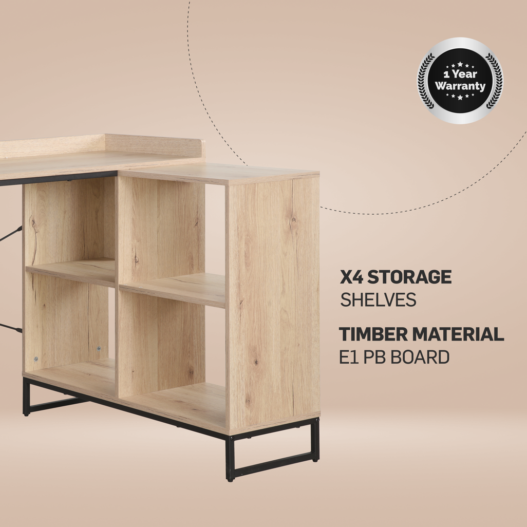 Everfurn Magma Office Desk