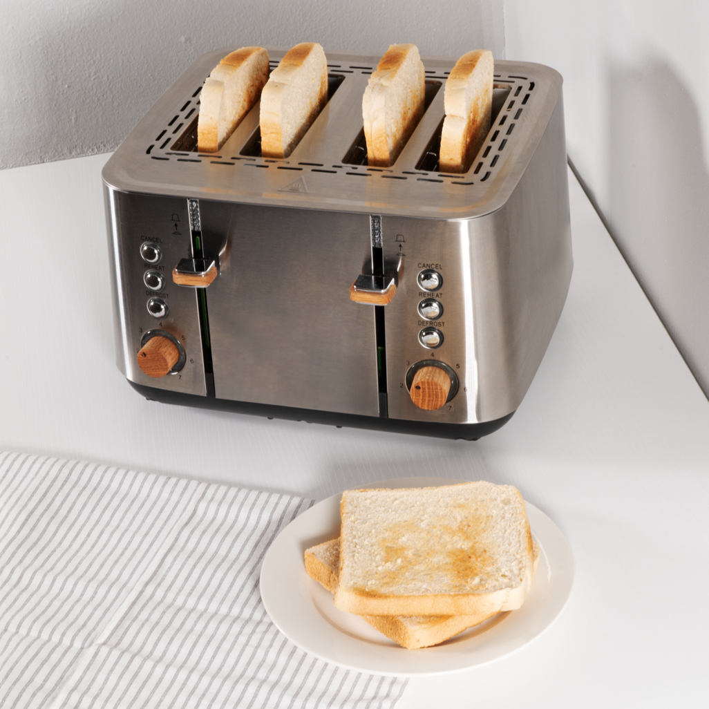 Boden Stark Anson Collection 4 Slice SS Toaster