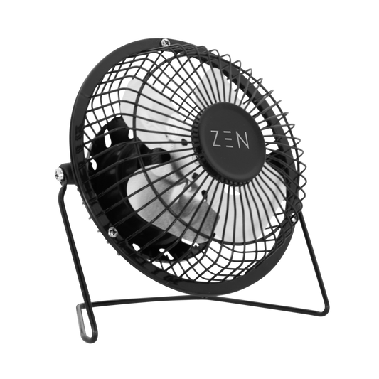 ZEN Cool series 4 inch Mini Desk Fan - Black