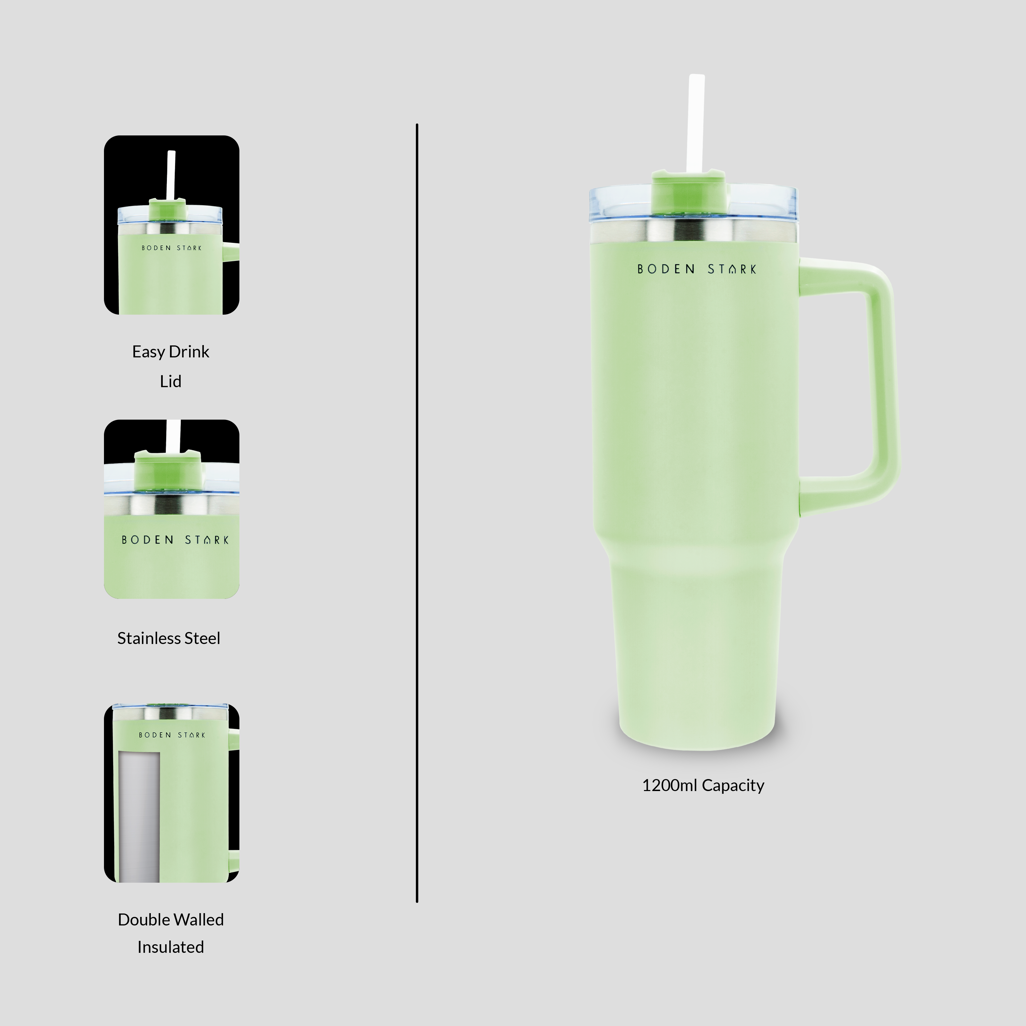 Boden Stark 1200ml Travel Mug green