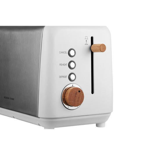 Boden Stark Anson Collection 2 Slice SSToaster White