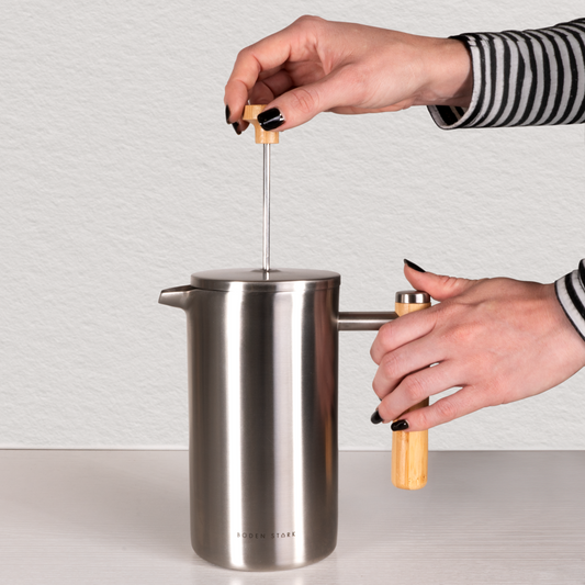 Boden Stark 700ml Stainless Steel Double Walled French Press