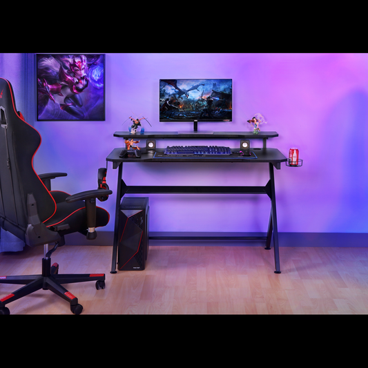 VX Gaming Donahue Gaming Desk Black, Headphone Hook  CT-1913L1-BK
