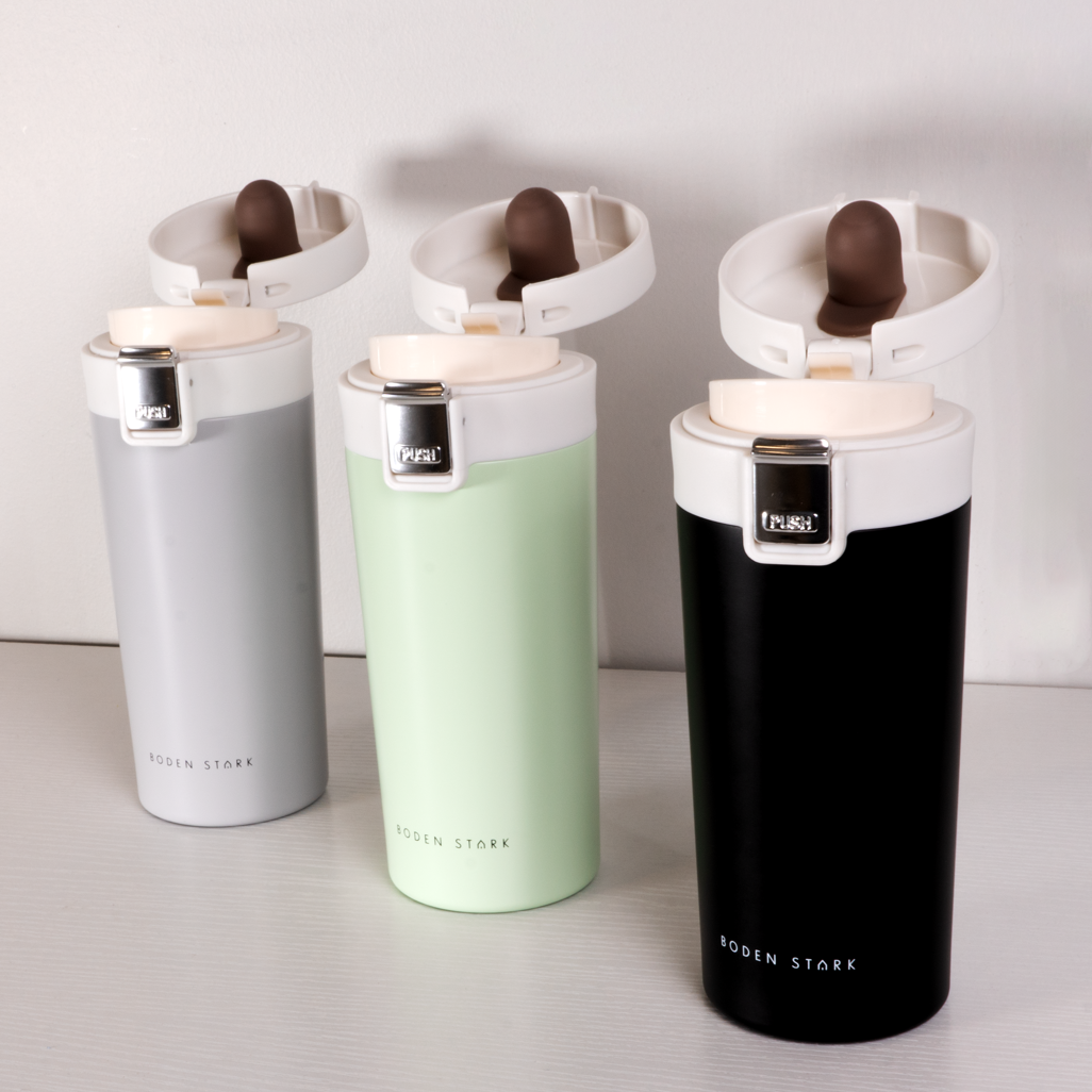 Boden Stark 380ml travel mug Grey