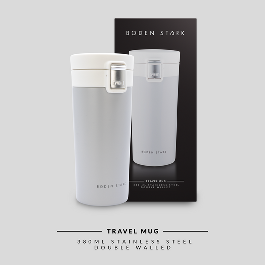 Boden Stark 380ml travel mug Grey