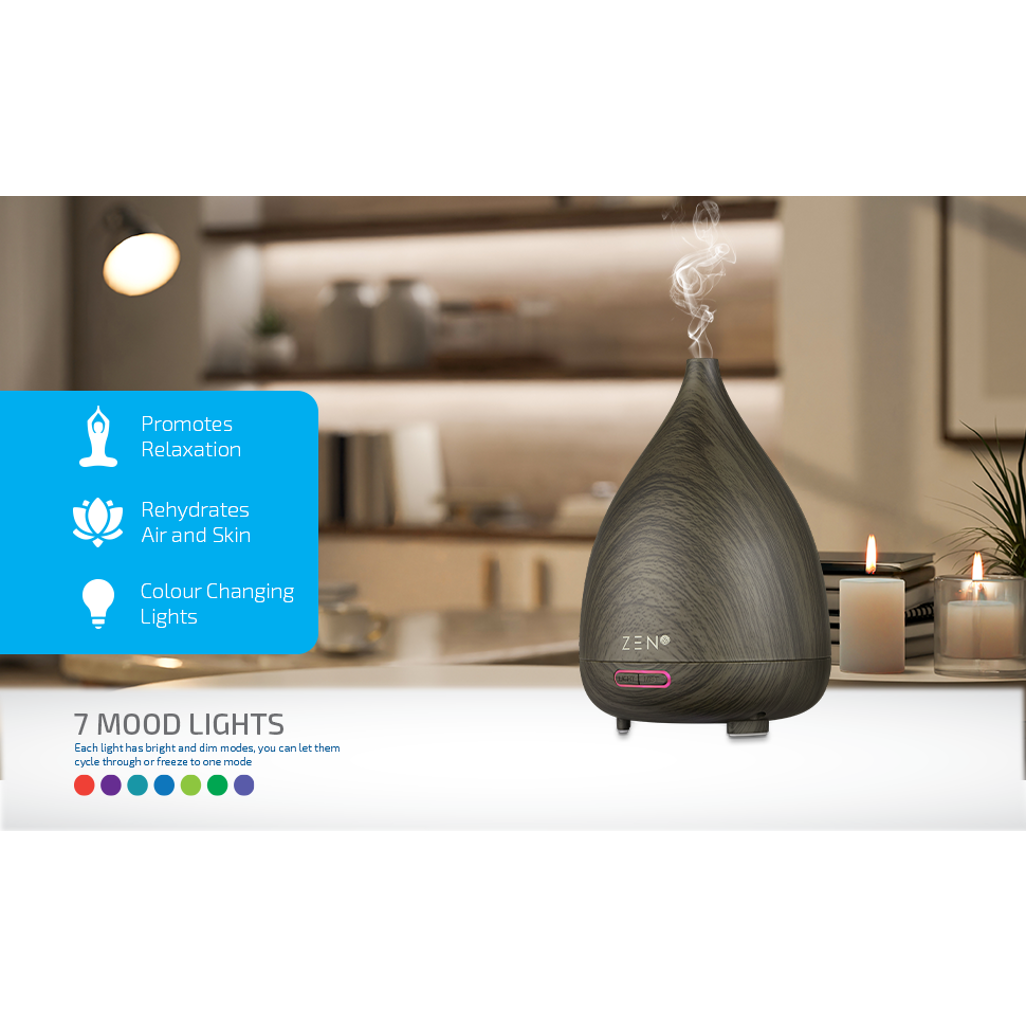 ZEN Eos series Ultrasonic Diffuser - Dark Wood