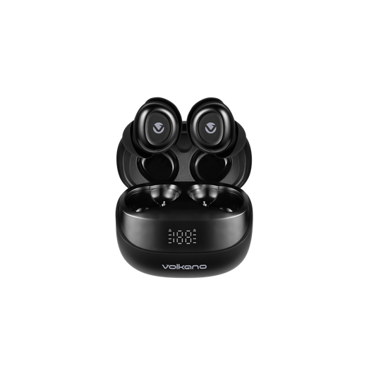 Volkano Aspen True Wireless Earphones - Black