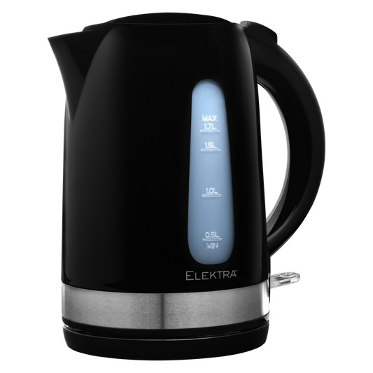 ELEKTRA - 1.7L PLASTIC KETTLE BLACK