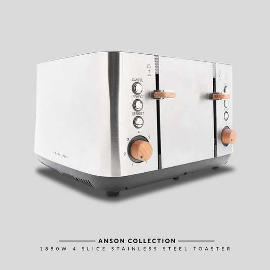 Boden Stark Anson Collection 4 Slice SS Toaster