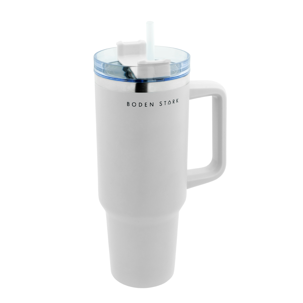 Boden Stark 1200ml Travel Mug - White