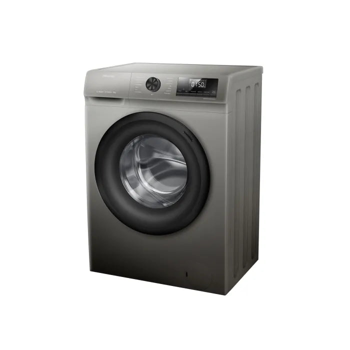Hisense 9kg Front Loader Washing Machine with Inverter-Titanium Grey